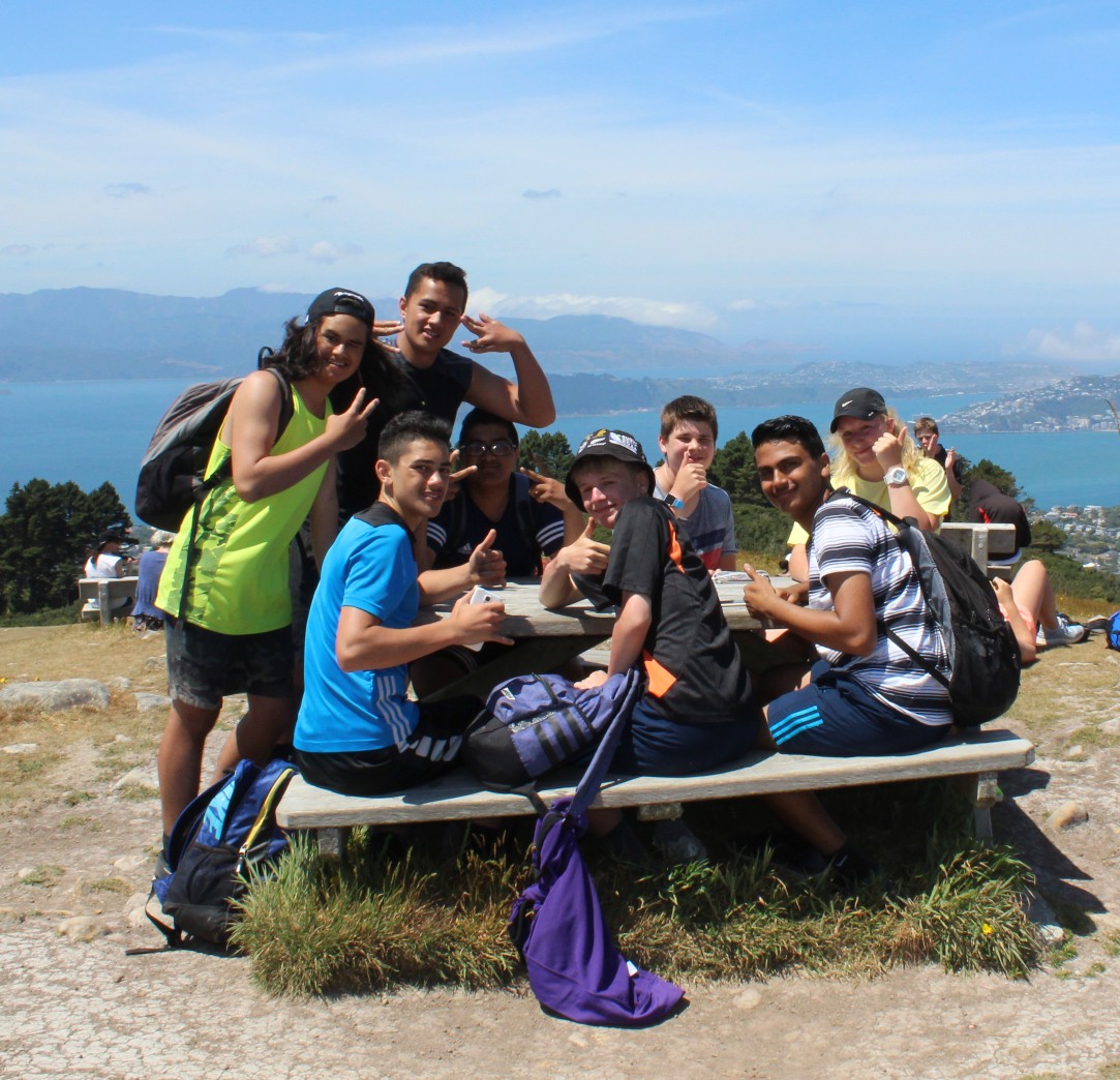 image of students at table